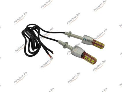 LED izzók 12V 2db 24SMD - fehér