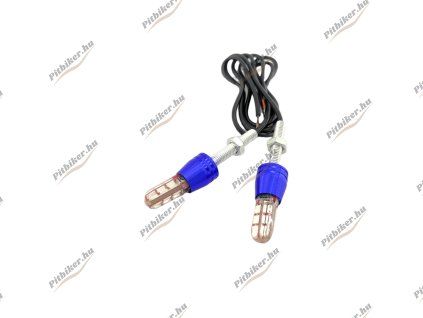 LED izzók 12V 2db 24SMD - kék