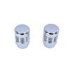 PIT00910 - Čiapočka autoventilu - valčeky strieborné - 2ks