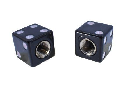 PIT01787 - Capace de supape auto - cuburi negre - 2 buc