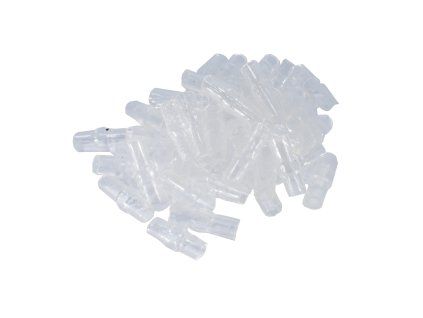 PIT01996 - Protecție din cauciuc pentru colector push-in - mascul - transparent 100 buc
