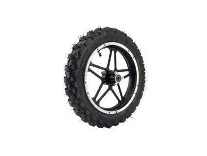 PIT02814 - Roată spate 2.50-10 minicross - completă (jantă + anvelopă)