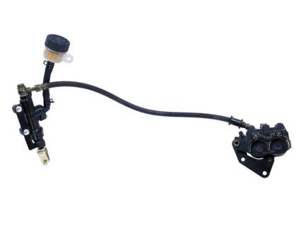 PIT01689 - Frână spate completă neagră - Pitbike
