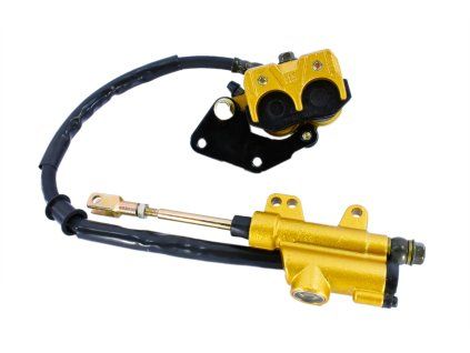 PIT01066 - Frână spate completă aurie - Pitbike