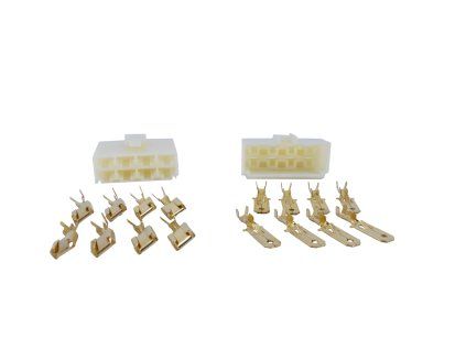 PIT02094 - Conector mascul + mamă MAXI - 8pini