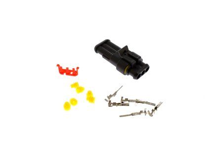 PIT02364 - Conector mascul + femela WATERPROOF - 3pini