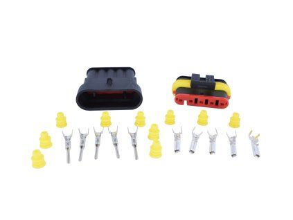 PIT02119 - Conector mascul + femela WATERPROOF - 5pini