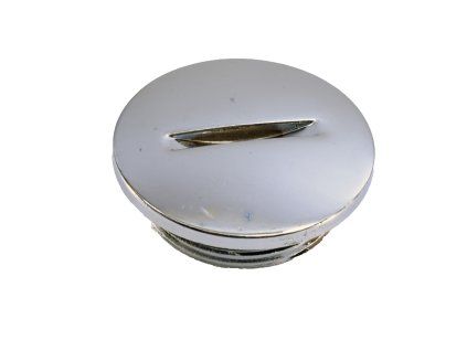 PIT00728 - Șurub de capac cu garnitură - mare, cromat - dopul motorului
