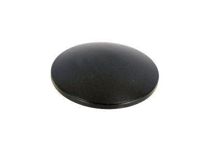 PIT01464 - Capac roata distributie - rotund neted 72mm - negru