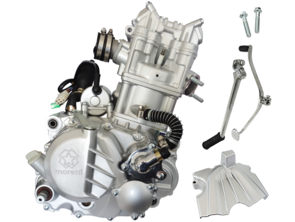 PIT03444 - Motor Moretti vertical 300cc 4T, manuală cu 5 trepte