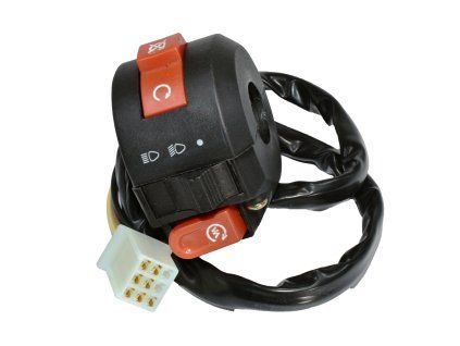 PIT00040 - Comutator de lumini ATV 110-125cc - 1 conector 7 pini