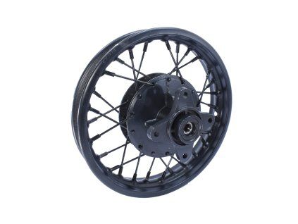 PIT01836 - Jantă spate 10" 4x90mm ax 12 - neagră completă