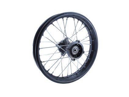 PIT01153 - Jantă spate 14" 4x100mm, ax 12 - neagră completă