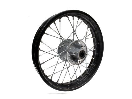 PIT00334 - Jantă spate 14" 4x65mm - ax 12mm, neagră completă