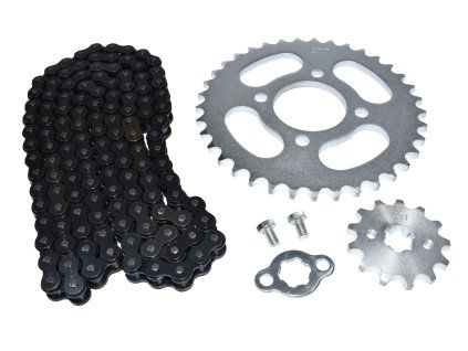 PIT00101 - Kit lanț 420H 13/37T - ATV 110 - 125cc