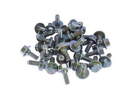 PIT01999 - Șurub M6x14 - verde cu scaun de carenaj 50 buc