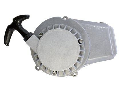 PIT00354 - Starter pentru minibike - aluminiu, finisaj argintiu