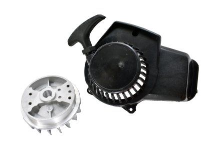 PIT00355 - Starter din plastic pentru minibike - set complet (cu mecanism de învârtit)