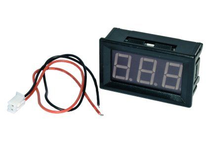 PIT00050 - Voltmetru cu cadru 2.5V - 30V - rosu