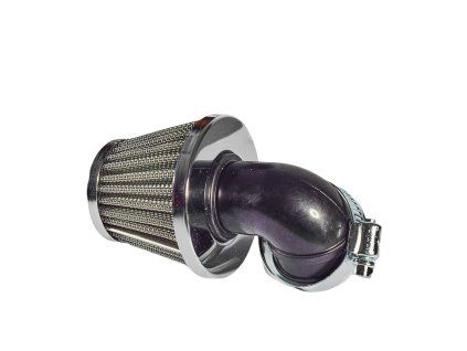 PIT02622 - Filtru de aer 32mm - CROM - 90°
