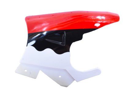 PIT01013 - Plastic spate dreapta - roșu - negru - alb - minibicicletă