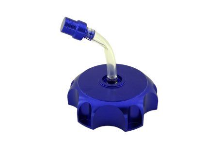 PIT03058 - Capac rezervor pitbike - albastru, cu orificiu de ventilație