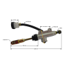 PIT02698 - Pompa de frana - calcar completa - gri UTT