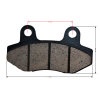 PIT00242 - Garnitură de frână 77x42 - spate Pitbike XB33