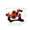 PIT03267 - Etriere de frână KUGOO M4 - față + spate cu garnitură