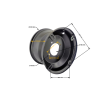 PIT02715 - Disc 8" - 4x88mm + suport pentru "knuckle" - spate negru