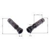 PIT02438 - Mânere cu foc rapid - metal Leoshi - negru