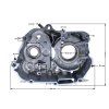 PIT01870 - Carter motor Pitbike 125cc - stânga 154FMI negru