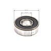 PIT01668 - Rulment 6000 2RS C3 - FAG - 10x26x8
