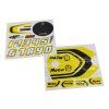 PIT03387 - Autocolante pentru numărul de pit bike - galbene