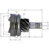 PIT01404 - Pinion demaror 8 dinti STANDARD - 150cc