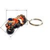 PIT02437 - Pandantiv - motocicleta 3D - cauciuc