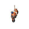 PIT02437 - Pandantiv - motocicleta 3D - cauciuc