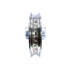 PIT00334 - Jantă spate 14" 4x65mm - ax 12mm, neagră completă