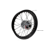 PIT00334 - Jantă spate 14" 4x65mm - ax 12mm, neagră completă