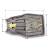 PIT03523 - Scaun 150cc GY6 / ATV 200-250cc XTR