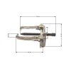 PIT01884 - Extractor pentru rulmenti 100mm - brat dublu PROFI