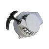 PIT00354 - Starter pentru minibike - aluminiu, finisaj argintiu