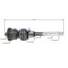PIT01552 - Arborele de pornire - Pitbike Lifan LF86 - complet