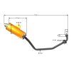 PIT02050 - Evacuare - ATV 110/125cc LEO tip1