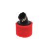 PIT02292 - Filtru de aer 38mm - 45° - spuma rosu-negru