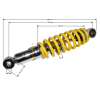 PIT00227 - Amortizor spate - 250x7mm - galben