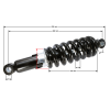 PIT03205 - Amortizor spate - 280x10mm - negru uleiat