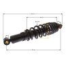 PIT02108 - Amortizor spate - 320x8.5mm - negru