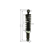 PIT03069 - Amortizor spate cu ulei - 280x8mm - negru
