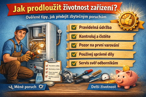 🔧 Jak prodloužit životnost zařízení?